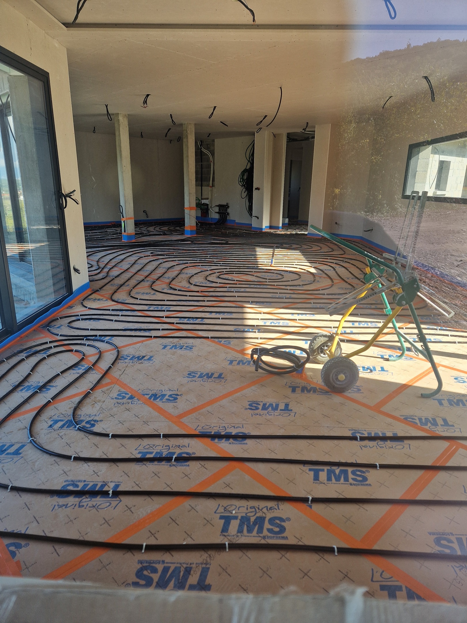 Installation plancher chauffant